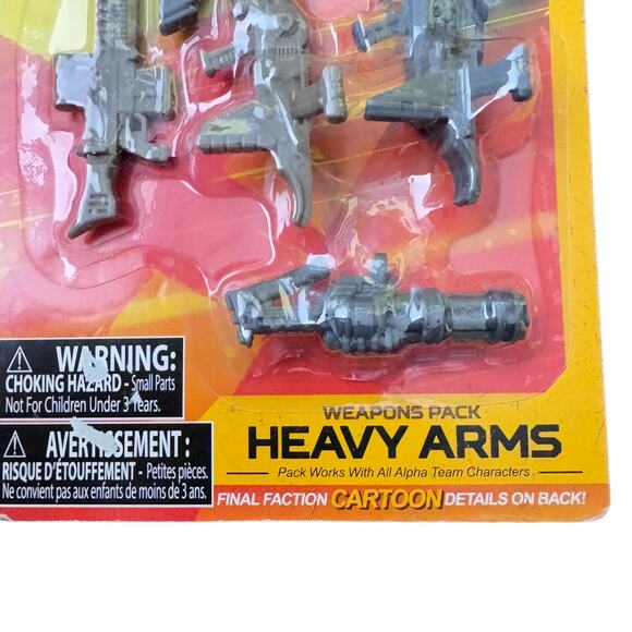 Final‎ Faction Alpha Team 1 Heavy Arms Weapons Pack for Action Figures - Picture 4 of 5